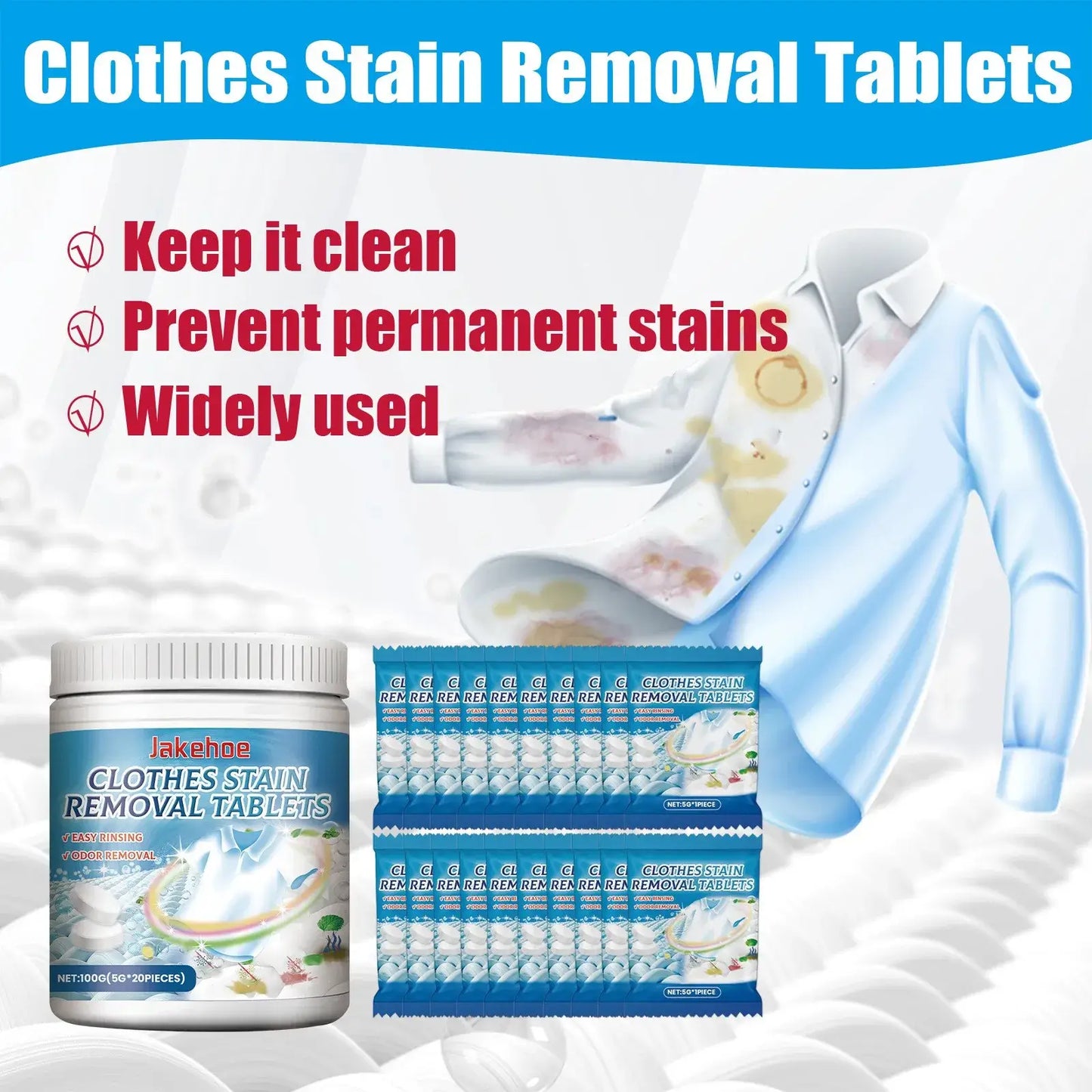 20PC Eco Friendly Laundry Powder