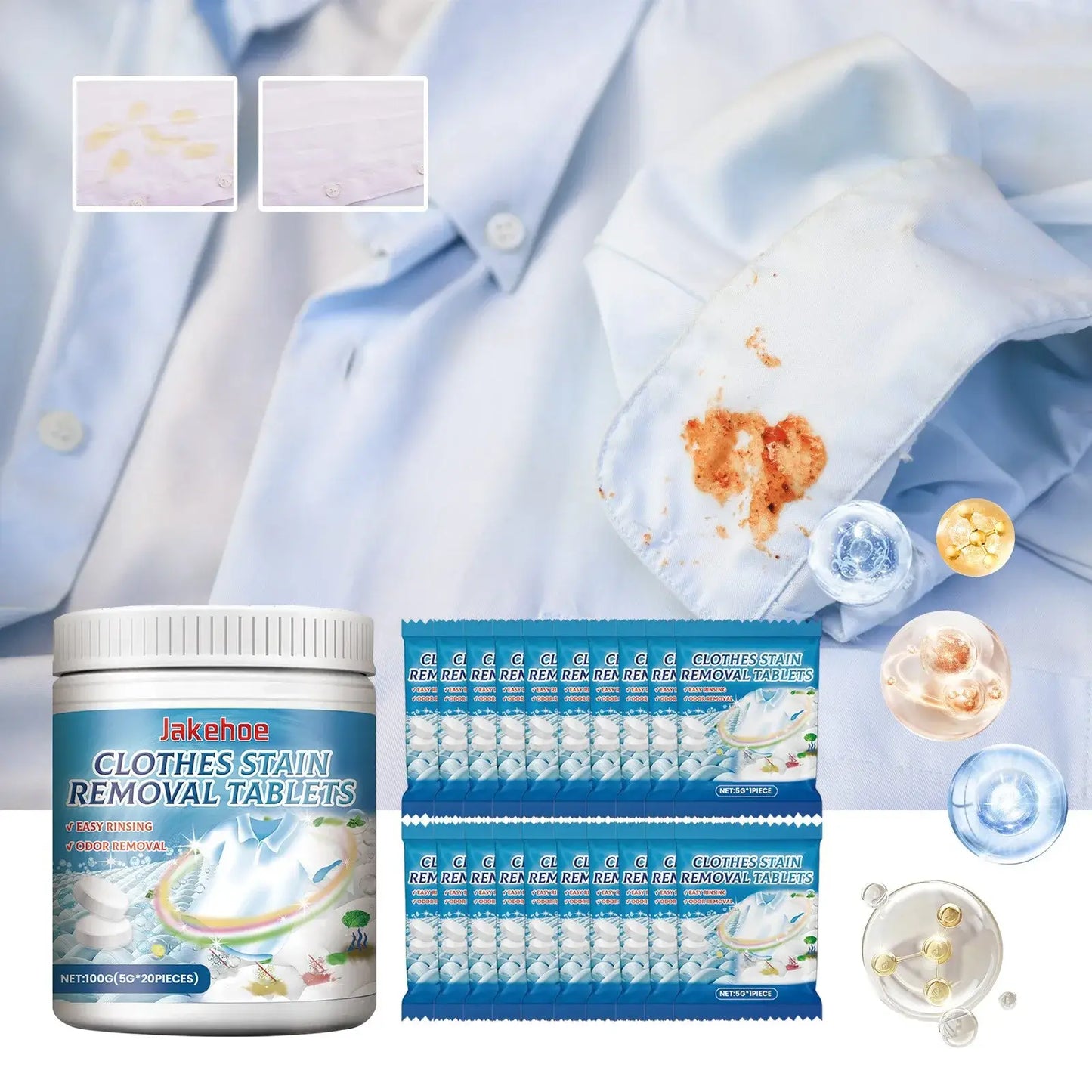 20PC Eco Friendly Laundry Powder